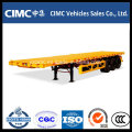 Cimc 3 essieu 40FT Flat Trailer pour vente chaude